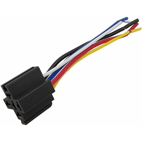 Relais Automobile 36V 40A 5 Broches Avec Harnais - Lot De 3, étanche, Pour Phares, Alarme, Audio