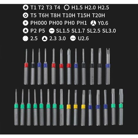 Mini tournevis de précision torx en plastique T3