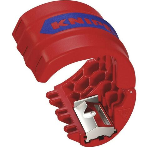 KNIPEX PlastiCut 90 20 185 – Pince Coupante Tubes Plastique & Gaines 25 Mm – Avec Ressort & Verrouillage