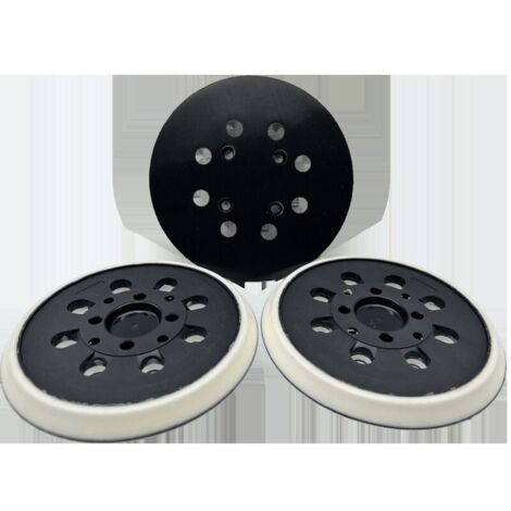 Plateau de ponçage pour Bosch (Ø 125 mm, dureté moyenne avec système accessoires pour ponceuse excentrique PEX 300/400 AE / 4000 AE / Advanced Orbit 18
