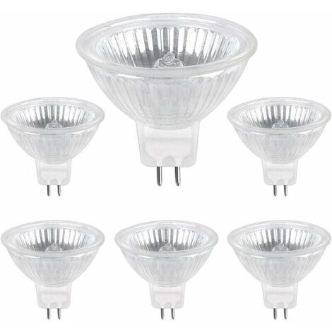 Lot De 4 Ampoules LED MR16 GU5.3 - 5W - 2700K Blanc Chaud - 430 Lumens - IP20
