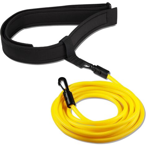 Élastique De Natation Amindz 3 M Réglable - Ceinture D'entraînement Pour Adultes Et Enfants, Résistance élastique En Latex