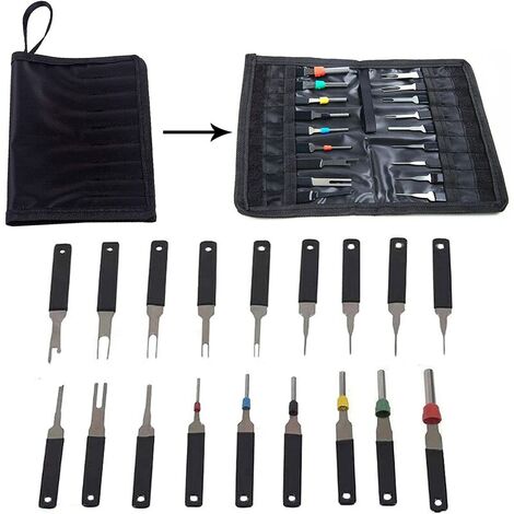 DriSubt Extracteur De Cosses - 18 Pièces - Kit D'outils De Retrait De