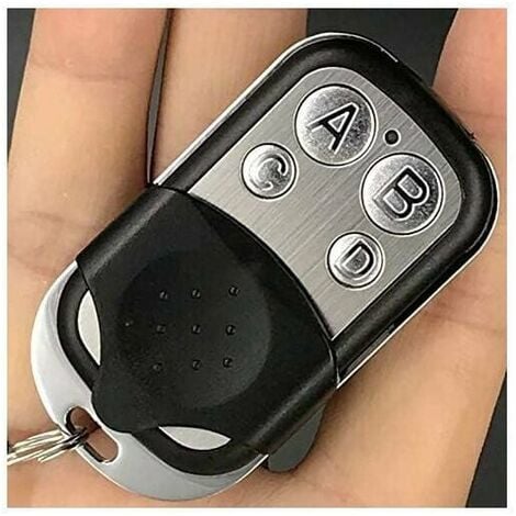 5pcs Télécommande Universel Clonage Portail Electrique Garage Ouvre-Porte Fob 433mhz Remplacement Porte Clé