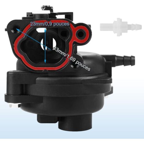 Carburateur De Tondeuse à Gazon ZAMDOE 799583 - Compatible Briggs & Stratton 300E 450E 500E OVH 125cc 140cc - Remplace 591160 595656