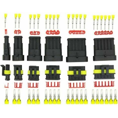 Lot De 6 Connecteurs Deutsch DT Étanchés 6 Broches - Idéal Voiture, Camion, Bateau, LED