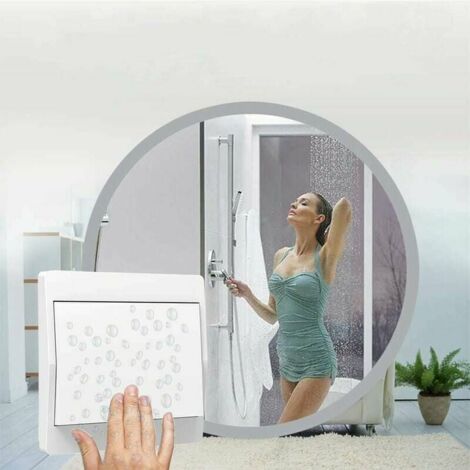 [JAMAIS UTILISÉ]DPZO Interrupteur sans fil autoalimenté, fonctionnant sans pile, télécommande pour lumières et appareils électriques, étanche et adapté à une utilisation dans la salle de bain, etc. (1