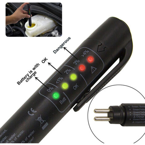 [JAMAIS UTILISÉ]Stylo de Contrôle précis de la Qualité de l'Huile, Testeur Universel de Liquide, de Frein de Voiture, Numérique de Véhicule-DPZO