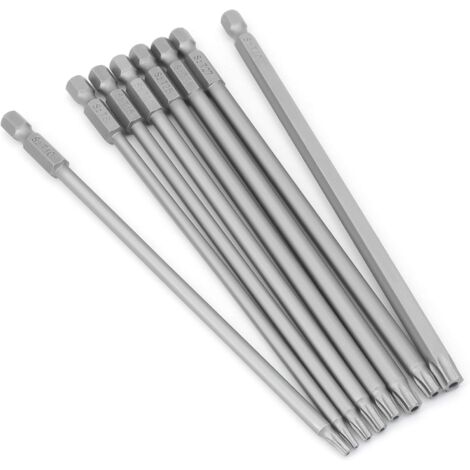 Embout Porte Visseuse Lot De 6 Porte-embouts Magnétiques De 60 Mm En Acier Porte-embout Magnétique 1/4