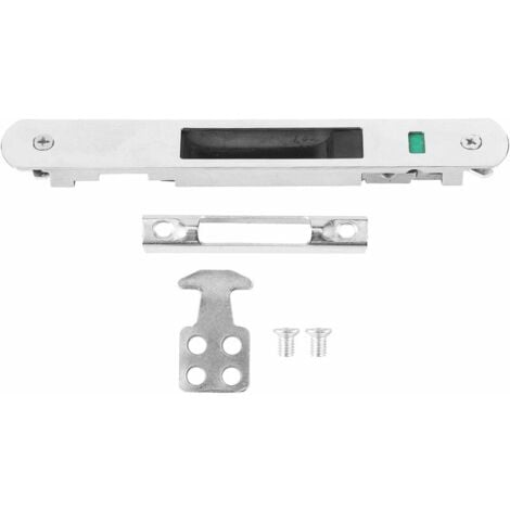 Serrure de porte coulissante - Garnitures de quincaillerie de verrouillage simple de fenêtre de porte coulissante en acier inoxydable de ménage