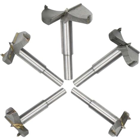 Lot De 12 Fraises Forstner (diam. 10 à 40 Mm) Avec Adaptateur Et Barre D'extension - Pour Bois