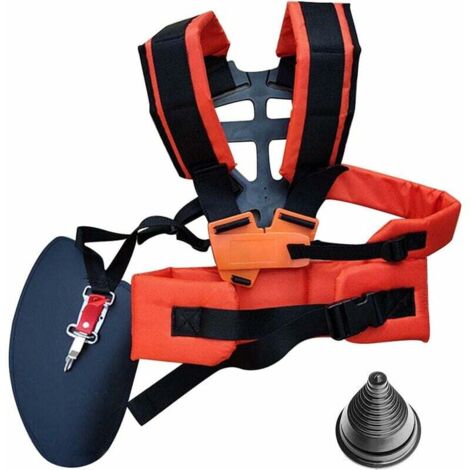 Harnais D'épaule Double Pour Débroussailleuse, Ceinture Rembourrée Pour