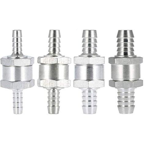 Clapet Anti-Retour Carburant Aluminium - Non-Return Valve 10 Mm Essence/Diesel, Anti-Retour Réservoir