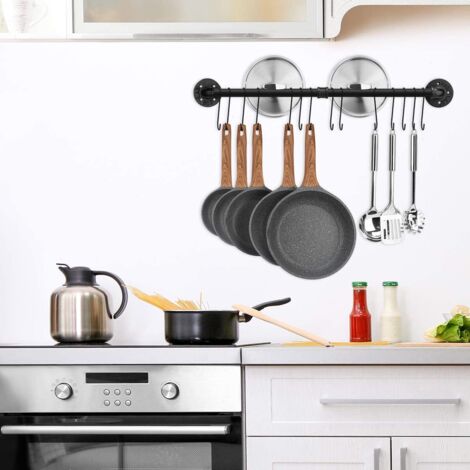 PORTE-COUVERCLE SUPPORT MURAL Pour Ustensiles De Cuisine Casserole À