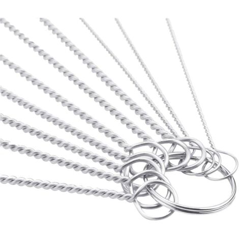 Lot 10 Brosses Nettoyage Paille 30cm - Différents Diamètres Pour Bouteilles Tubes Et Pailles