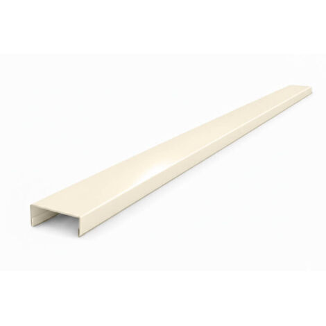 Nez de cloison 2m60 en alu 15/10ème - 74mm - RAL1015 - ALUHOME