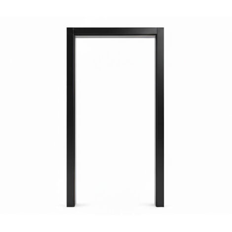 Kit de nez de cloison en alu 15/10ème pour encadrement de porte - 74mm - RAL9005 - ALUHOME