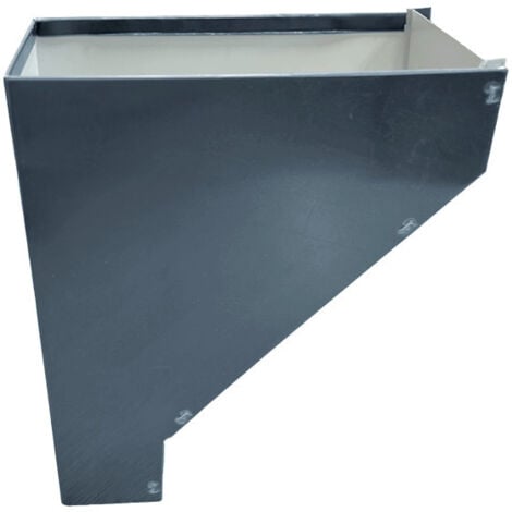 Cuvette de branchement alu pour descente 60x80 rectangulaire - BA6 - ALUHOME