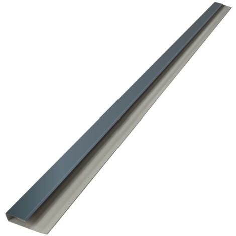 Coulisse ou couvre-joint en aluminium pour sous-face - 2 m - BA6 - ALUHOME