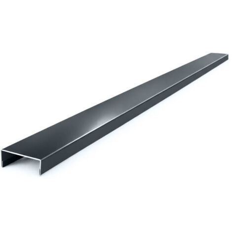Nez de cloison 2m60 en alu 15/10ème - 78mm - RAL7016 - ALUHOME