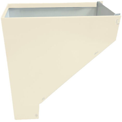 Cuvette de branchement alu pour descente 60x80 rectangulaire - TP22 - ALUHOME