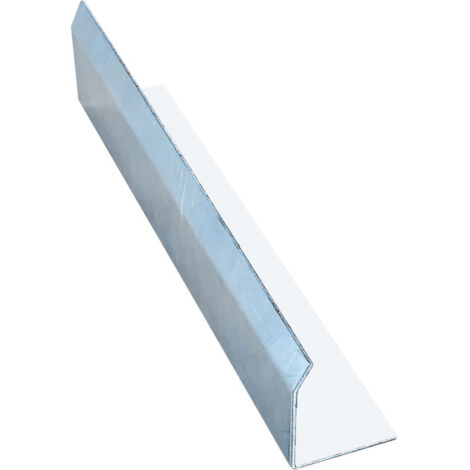 Talon mural en alu pour couvertine Couleur - Blanc pur - RAL 9010, Largeur - 320 mm - ALUHOME