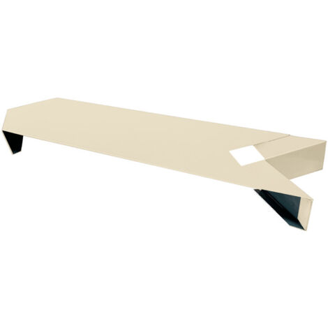 Angle 90° pour couvertine en alu Couleur - Ivoire clair - RAL 1015, Largeur 210 mm  - ALUHOME (1/5)