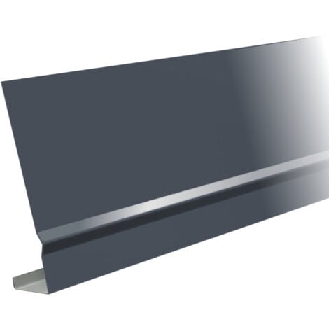 Habillage de bandeau en alu 2m avec pointe de diamant - BA6 - Hauteur 140 mm - ALUHOME
