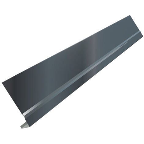 Habillage de bandeau en alu 2m avec pointe de diamant - BA6 - Hauteur 140 mm - ALUHOME