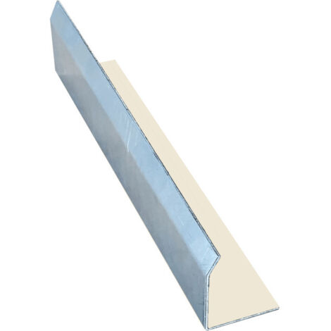 Talon mural en alu pour couvertine Couleur - Ivoire clair - RAL 1015, Largeur - 210 mm - ALUHOME