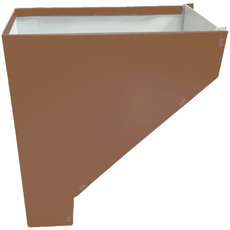Cuvette de branchement alu pour descente 60x80 rectangulaire - C9 - ALUHOME
