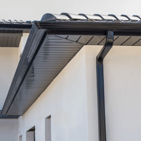 Lot de 6 habillages de sous-toiture en aluminium - TP22 - ALUHOME