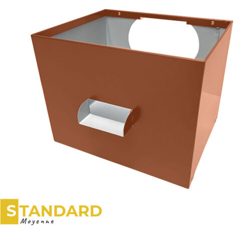 Boîte à eau C9 en alu 7/10ème Standard - format moyen - naissance Ø 140mm - ALUHOME