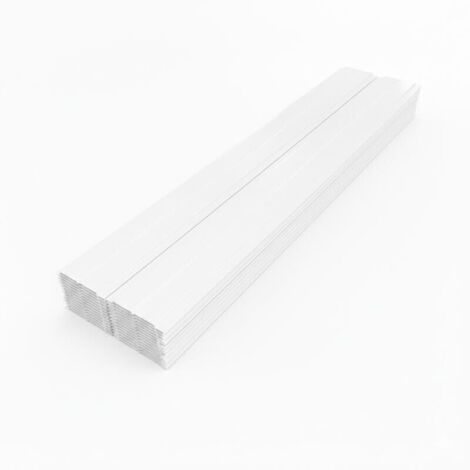 Lot de 6 sous-faces aluminium blanc – habillage toiture et débords – pose facile – fabrication française