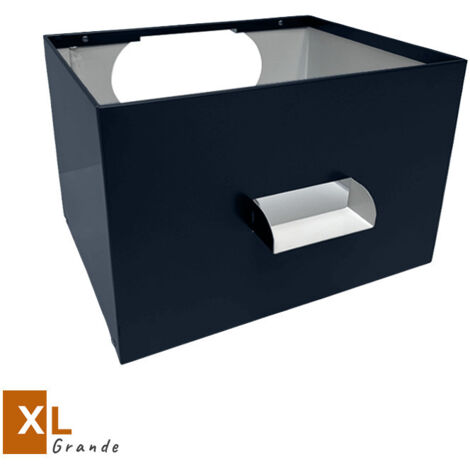 Boîte à eau BA6 en alu 7/10ème XL - grand format - naissance Ø 100mm - ALUHOME