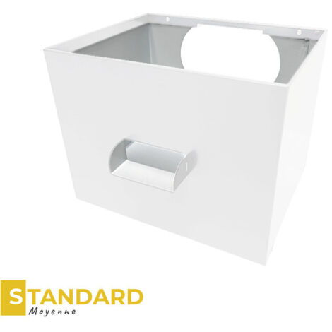 Boîte à eau B3 en alu 7/10ème Standard - format moyen - naissance Ø 120mm - ALUHOME