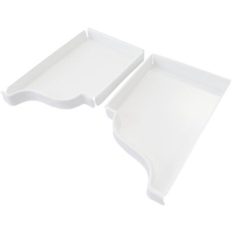 Fond de gouttière (paire) blanc corniche G300 - ALUHOME