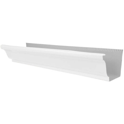 Gouttière corniche G300 aluminium blanc - RAL9010 - ALUHOME
