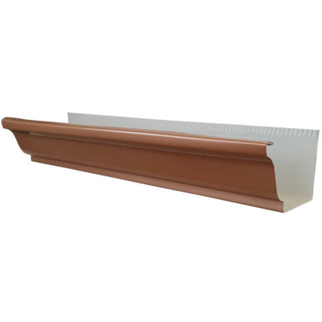 Gouttière corniche G300 aluminium cuivre - C9 - ALUHOME