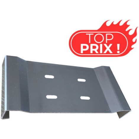Patte de fixation ECO50 de couvertine alu pour acrotère toit-terrasse - ALUHOME