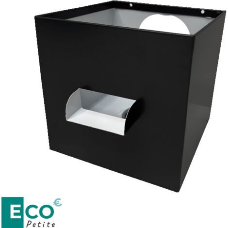 Boîte à eau N15 en alu 7/10ème ECO - format carré - naissance Ø 70mm - ALUHOME