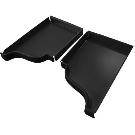 Fond de gouttière (paire) noir foncé corniche G300 - ALUHOME
