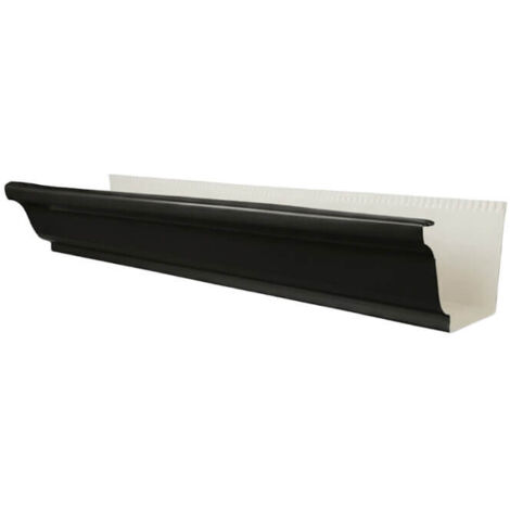 Gouttière corniche G300 aluminium noir foncé - N15 - ALUHOME