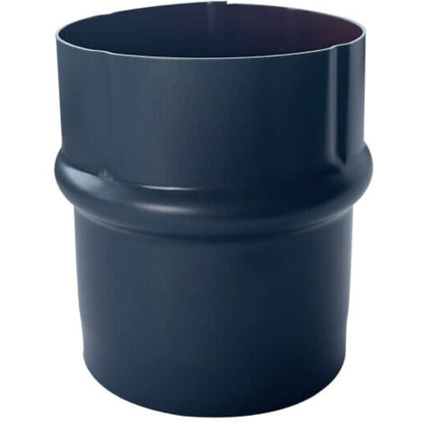 Manchon descente de gouttière aluminium circulaire Ø100 mm anthracite – Raccord eau pluviale extérieur – ALUHOME (1/5)