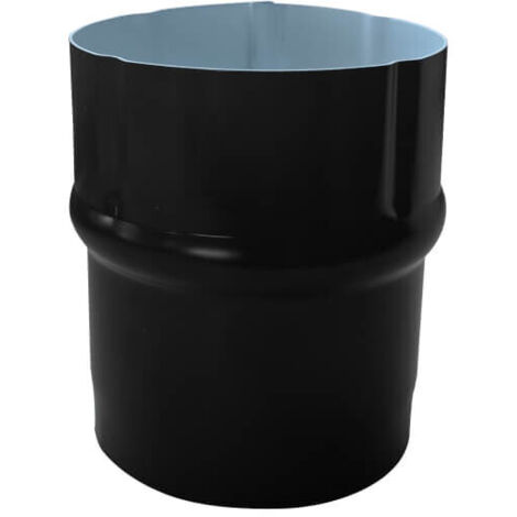 Manchon descente de gouttière aluminium circulaire Ø80 mm noir – Raccord eau pluviale extérieur – ALUHOME
