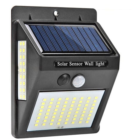 Applique solaire LED à détection ARLUX 5W 350lm noir - 500586