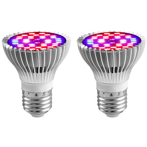 Hengda Lampe Horticole 30W Tasmor Lampe Plante Intérieur 60 LEDs à 360°  Lampes de Croissance Horticoles avec Chronométrage LED Horticole