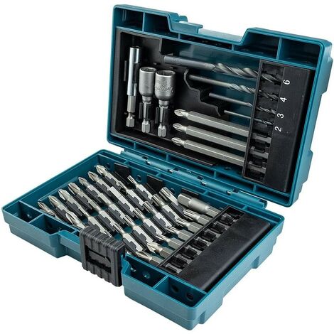 Makita Bohrer-Bit-Set Schrauben Befestigen Bohrer Schrauber Bit 38teilig B-54106