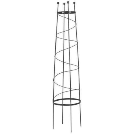 Open Top Obelisks - 1m Tall - Black (1/4)