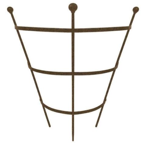 Half Peony Cage Support Frame - Green - Pack of 3